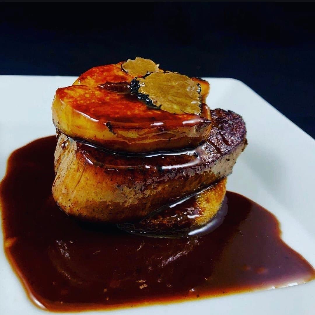 Seared beef with red wine jus — a Cu.29 Culinary Chef's Table dish