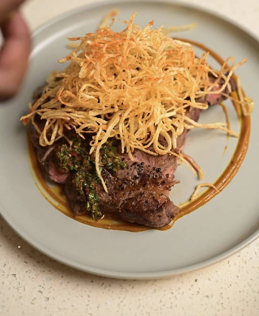 Beef, Herb Crisp — Chef's Table