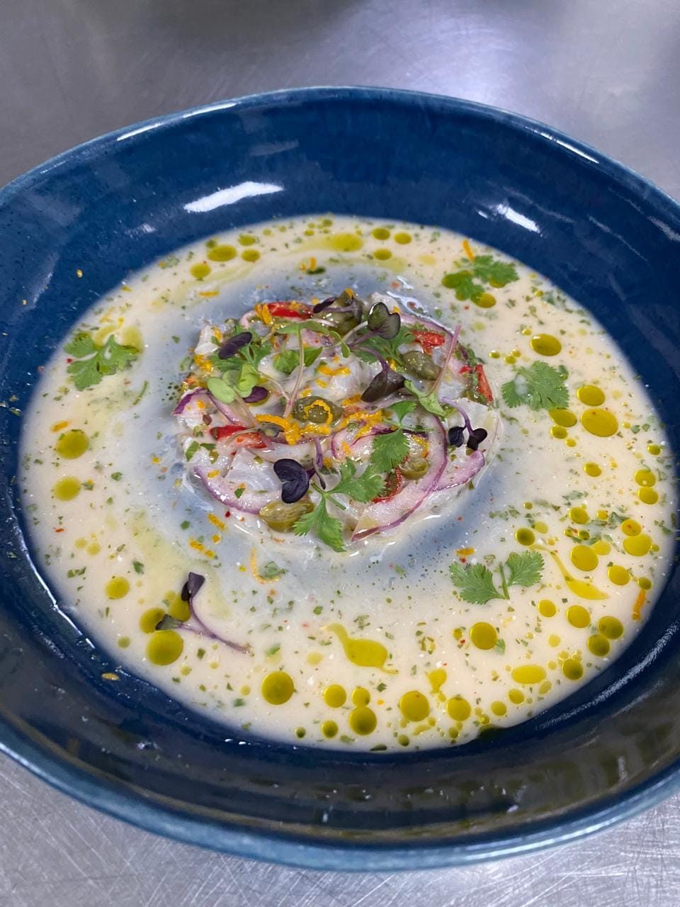 Chilled Seafood Bisque — Small Plates
