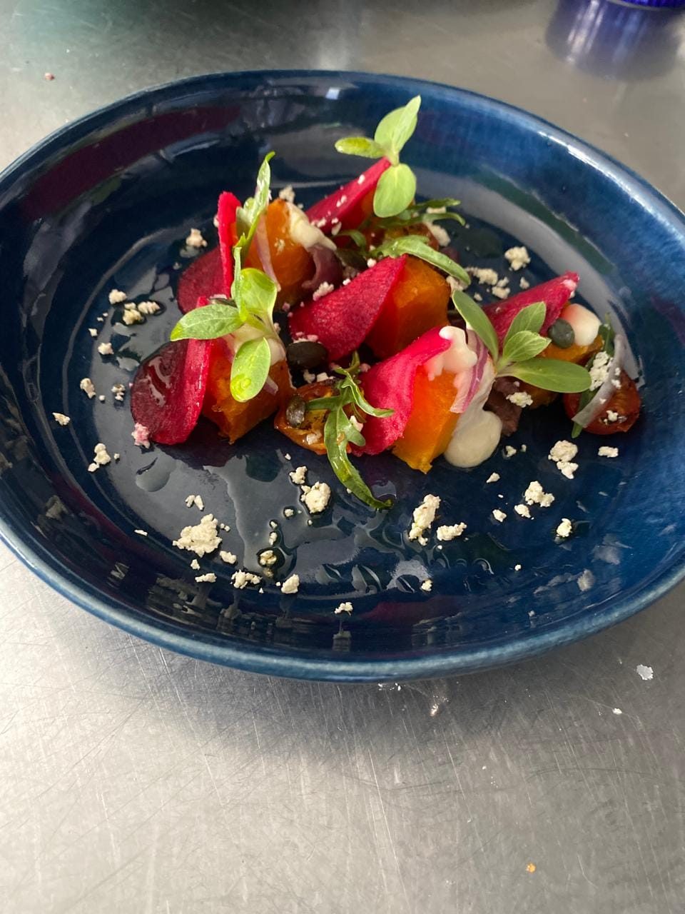 Beetroot Composition — Fine Dining