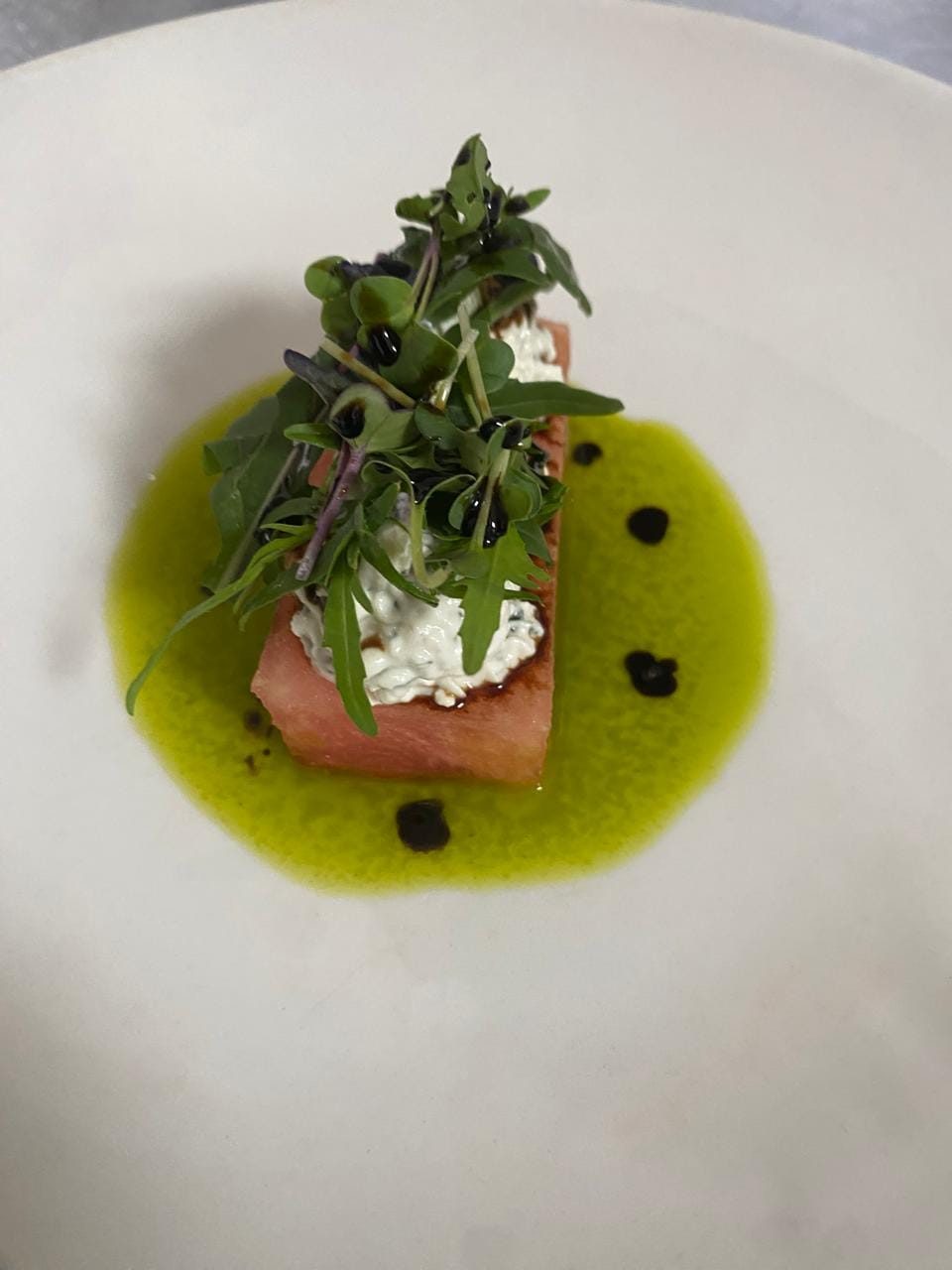 Cured Fish, Herb Oil — Chef's Table