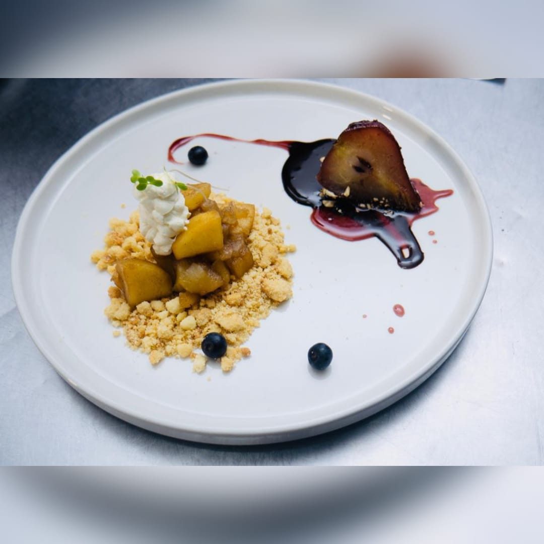 Spiced Grain, Plum — Fine Dining